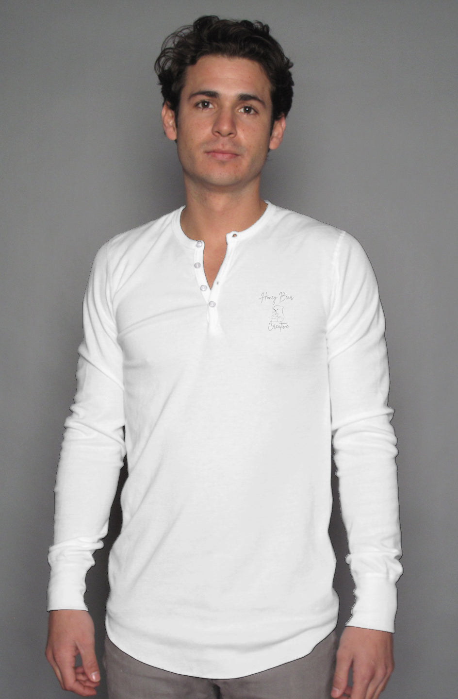 Real Men, long sleeve henley