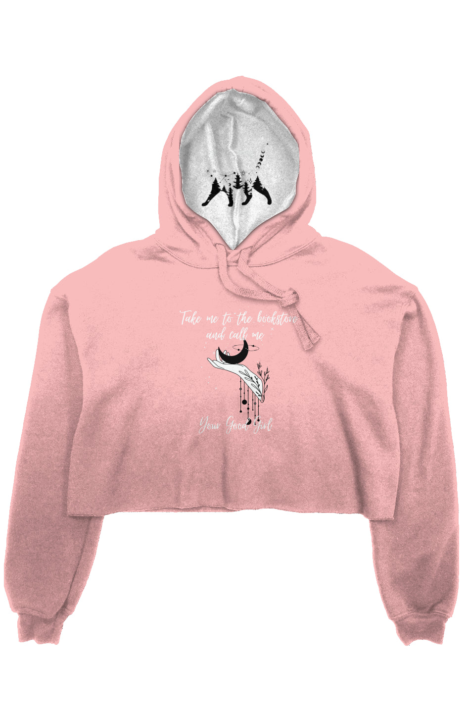 Good Girl, crop fleece hoodie