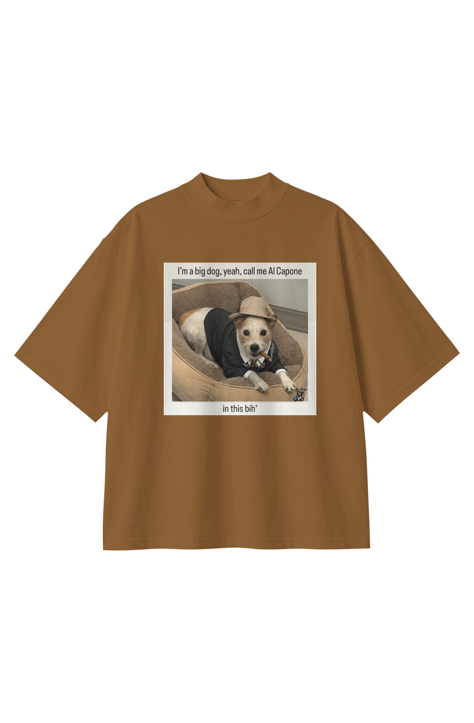 Al Capone Big Dog Max Heavyweight Oversized Tee