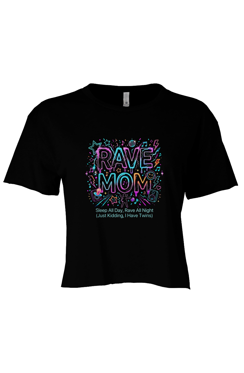 Rave Mom Twins Festival Womens Cali Crop