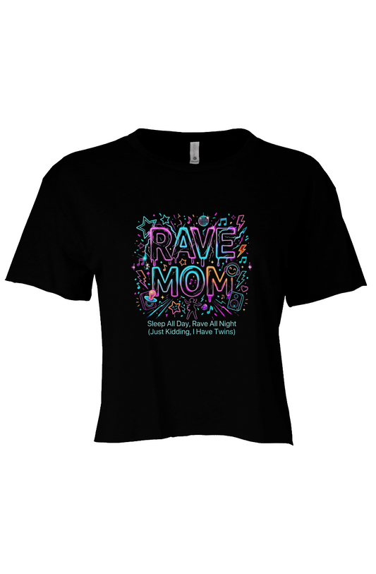 Rave Mom Twins Festival Womens Cali Crop